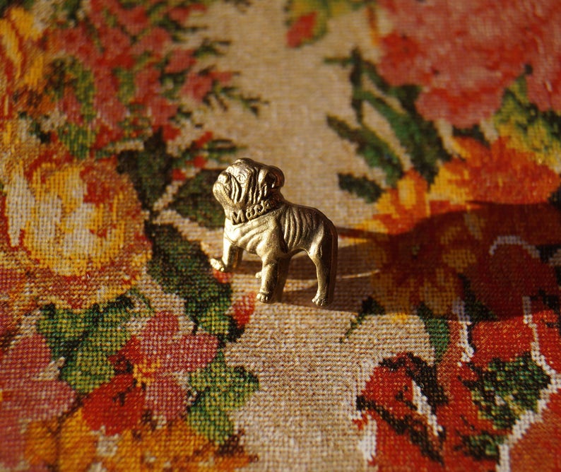 Vintage Brass Bulldog Pin Mack Truck Memorabilia Bully Etsy - image 0
